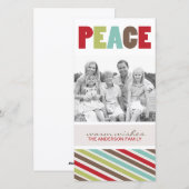 Leuke grillige kerstfotokaart feestdagenkaart (Voorkant / Achterkant)