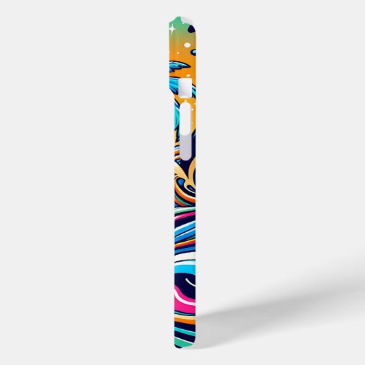 Leuke grillige psychedelische zeilboot Case-Mate iPhone case (Achterkant / Links)