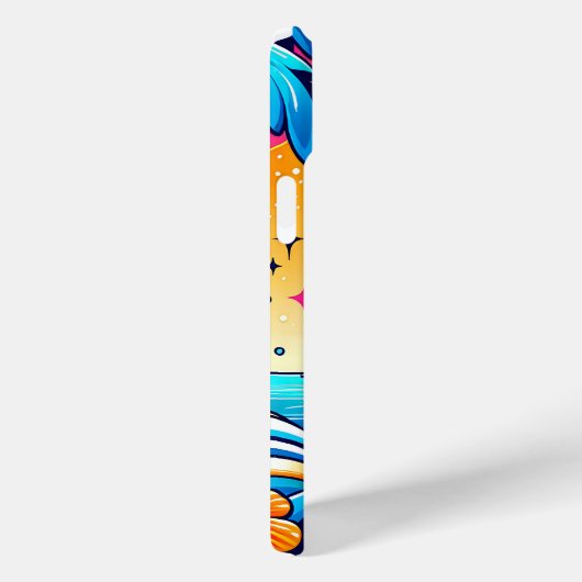 Leuke grillige psychedelische zeilboot Case-Mate iPhone case (Achterkant / Rechts)