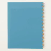 Leuke grillige Waterverf pastelbomen Planner (Achterkant)