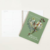 Leuke groene dame bug Inspirerend avontuur citaat Planner (Display)