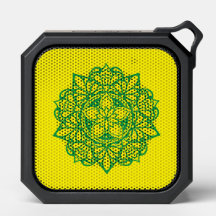 Leuke groene en gele Mandala Bluetooth luidspreker