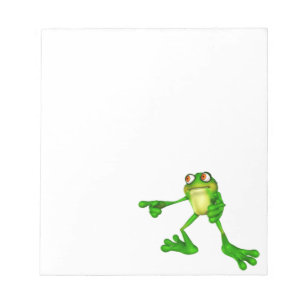 Leuke Groene Froggy Notitieblok