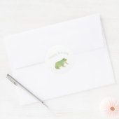 Leuke groene kikker Sticker (Envelop)
