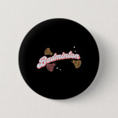 Leuke Groovy badminton en shuttles Ronde Button 5,7 Cm (Voorkant)