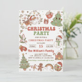 Leuke Groovy Sinterklaas Kerstfeest  Kaart (Staand voorkant)