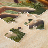 Leuke Grote Amerikaanse Jackalope Legpuzzel (Zijkant)