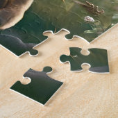 Leuke Grote Amerikaanse Jackalope Legpuzzel (Zijkant)