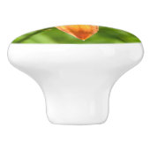 Leuke grote Lily bloem foto Keramische Knop (Zijkant)