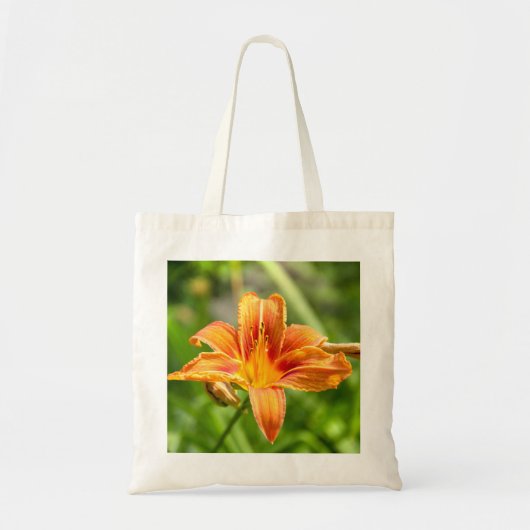 Leuke grote Lily bloem foto Tote Bag (Voorkant)