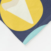 Leuke haai soort fleece deken (Hoek)