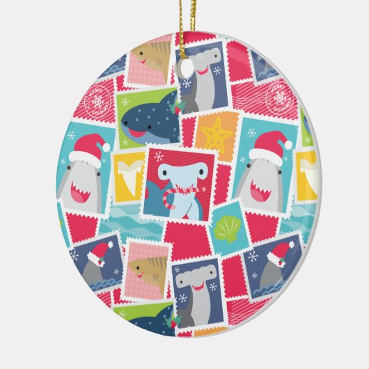 Leuke haaiensoorten keramisch ornament (Links)