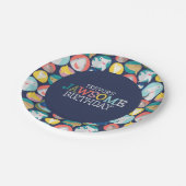 Leuke haaiensoorten papieren bordje (Gekanteld)