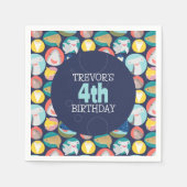 Leuke haaiensoorten servet (Voorkant)