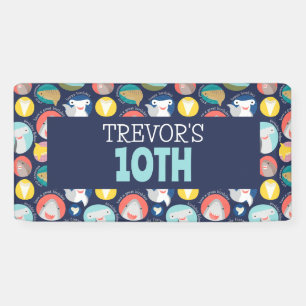 Leuke haaiensoorten spandoek