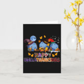 Leuke Hallothanksmas Bowling Halloween Thanksgivin Kaart (Gele Bloem)