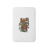 Leuke Halloween Design Hippie Halloween Retro Badmat (Voorkant Verticaal)