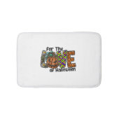 Leuke Halloween Design Hippie Halloween Retro Badmat (Voorkant)