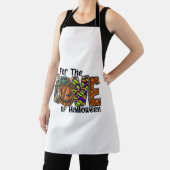 Leuke Halloween Design Hippie Halloween Retro Schort (Insitu)