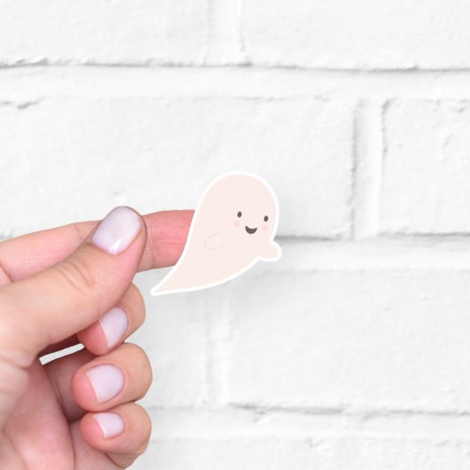 Leuke Halloween Geest Sticker