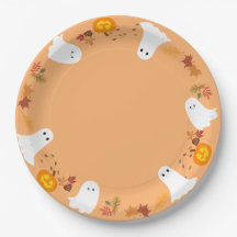 Leuke Halloween geesten en pompoenen