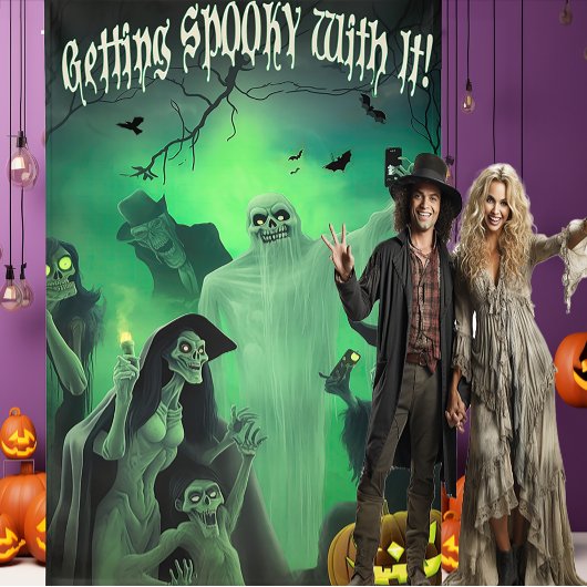 Leuke Halloween "Getting Spooky With It" Selfie St Spandoek