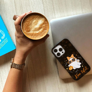 Leuke Halloween Ghost Pumpkin Spice Gepersonalisee iPhone 16 Pro Max Hoesje