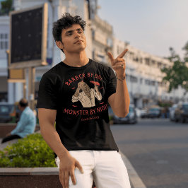 Leuke Halloween met Barber by Day, Monster by Nigh T-shirt