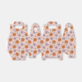 Leuke Halloween pompoenen en bloemen patroon Bedankdoosjes (Uitgevouwen)