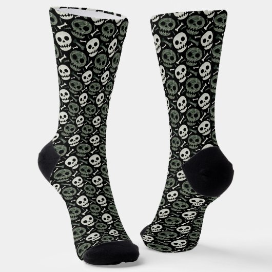 Leuke Halloween Skeleton Sokken (Gebogen)