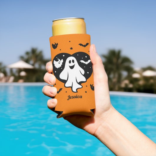 Leuke Halloween spook met hart en vleermuis (Insitu Zwembad)