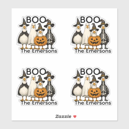 Leuke Halloween Spooky Sticker (Vel)