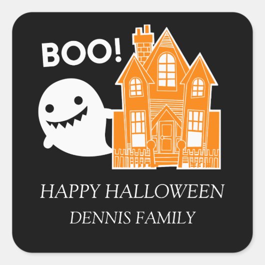 Leuke Halloween Sticker (Voorkant)