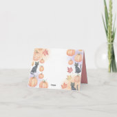 Leuke Halloween wenskaart Bedankkaart (Achterkant)