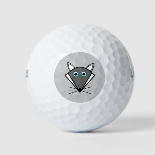 Leuke Halloween Wolf Golf Ball Golfballen (Voorkant)