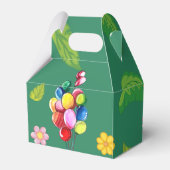 Leuke Hamster Botanical Theme Kind's Verjaardagsfe Bedankdoosjes (Achterkant)