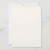 Leuke Hand getrokken Bewaar de datum bruiloft Kaart (Achterkant)