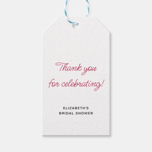 Leuke Hand getrokken Cocktail Pattern Vrijgezellen Cadeaulabel (Voorkant)