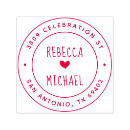 Leuke handgeschreven namen rond retouradres  zelfinktende stempel