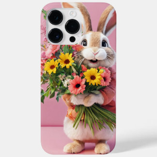 Leuke Happy Bunny iPhone14Pro Max hoesje Kerst