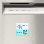 Leuke Happy Cats Custom Kleur Vaatwasser Magneet (Insitu (Vaatwasser))