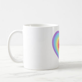 Leuke hartvormige design mok