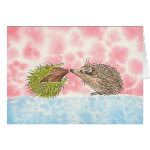 Leuke Hedgehog Lovers Kaart!