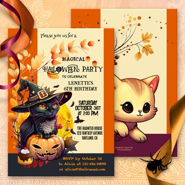 Leuke heks Kinderen verjaardag Halloween Party