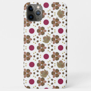 Leuke Herfst Poka Dot Design iPhone 11 Pro Max Hoesje