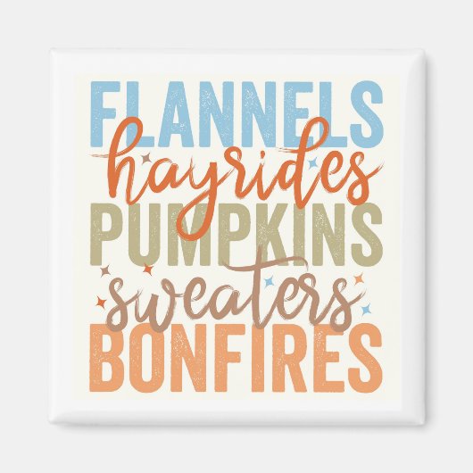 Leuke Herfst vibes Magneet (Voorkant)