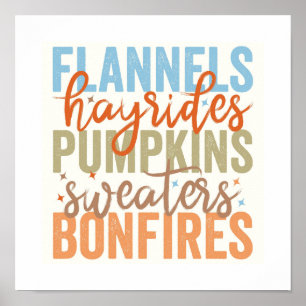 Leuke Herfst vibes Poster