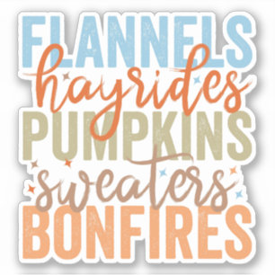 Leuke Herfst vibes Sticker