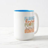 Leuke Herfst vibes Tweekleurige Koffiemok (Voorkant rechts)