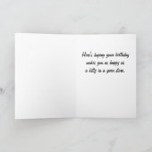 Leuke het breien kattenverjaardag of om het even kaart (Binnen)